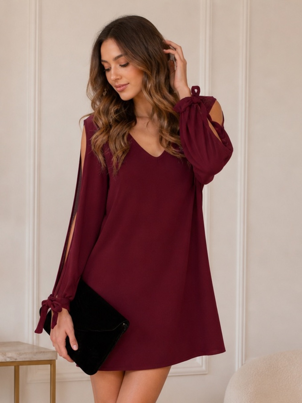 NWT Lulu's Cold Shoulder Mini Dress